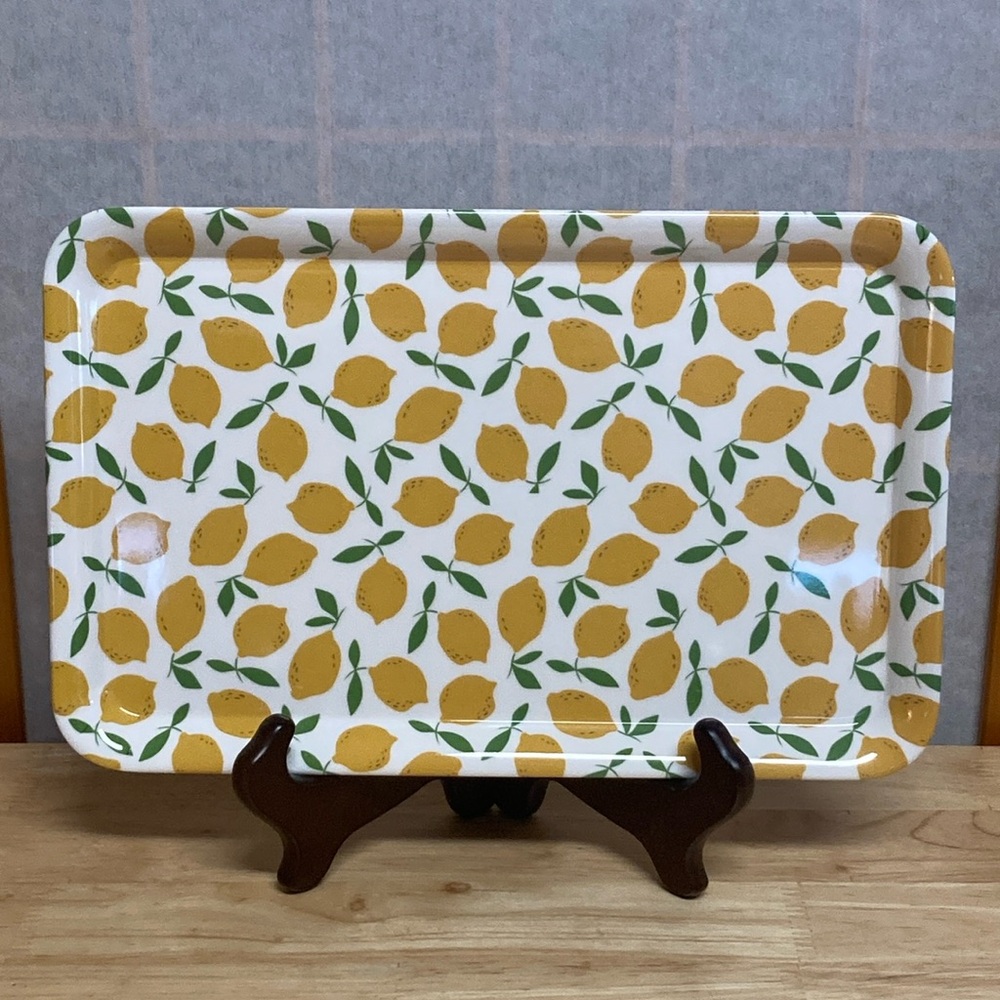 To The Market Lemon Melamine Tray